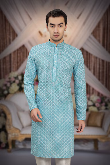 Charming Sangeet Kurta Pyjama — view 5 of 5