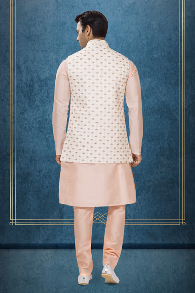Delightful Kurta Modi Jacket Set — view 5 of 6
