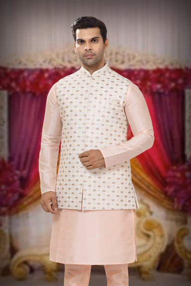 Delightful Kurta Modi Jacket Set — view 6 of 6