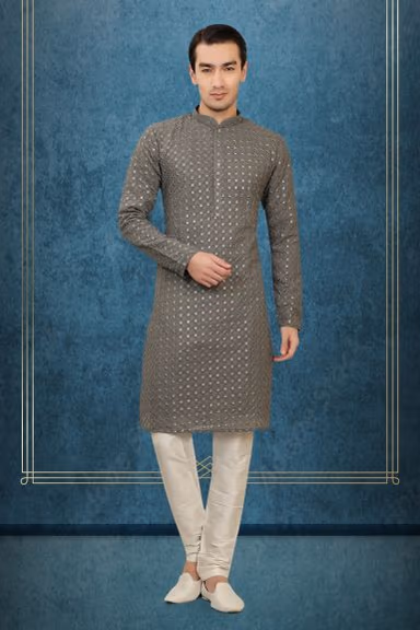 Exquisite Sangeet Kurta Pyjama — view 1 of 6