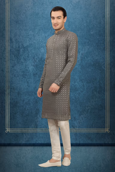 Exquisite Sangeet Kurta Pyjama — view 2 of 6