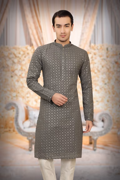 Exquisite Sangeet Kurta Pyjama — view 6 of 6