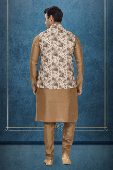 Graceful Kurta Modi Jacket Set — view 5 of 6
