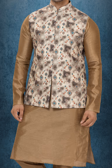 Graceful Kurta Modi Jacket Set — view 4 of 6