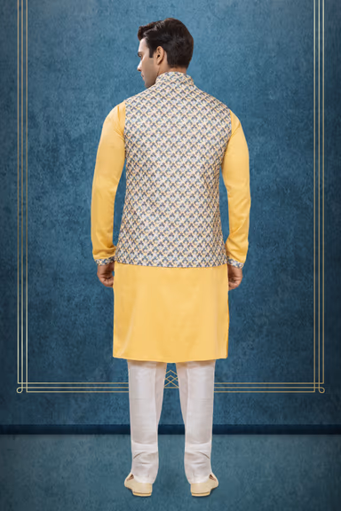 Radiant Kurta Modi Jacket Set — view 5 of 6