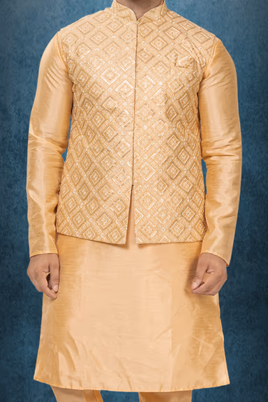 Radiant Kurta Modi Jacket Set — view 5 of 6