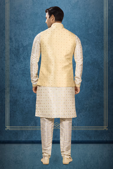 Spectacular Kurta Modi Jacket Set — view 5 of 6