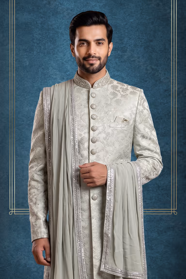 Stylish Classic Sherwani — view 2 of 3