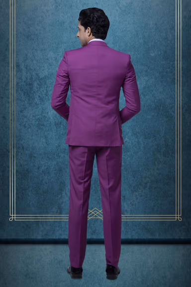 3 Pcs Suiting In Rose Pink 3Pc Suit — view 5 of 7