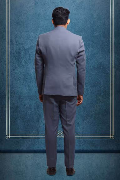 3 Piece Imported Fabric Dark Grey Suit — view 5 of 5