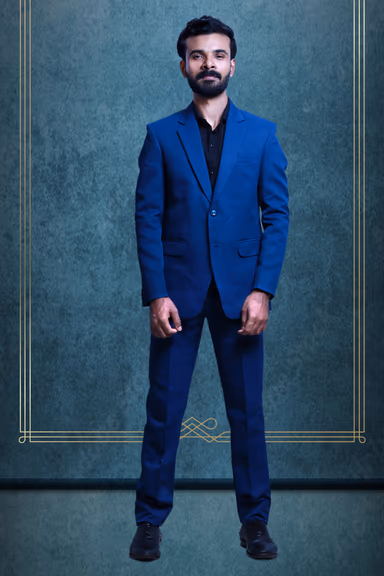 Peacock Blue Suit 2 pcs — view 1 of 4