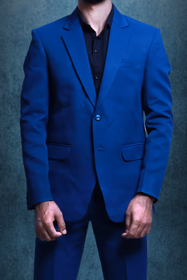 Peacock Blue Suit 2 pcs — view 4 of 4
