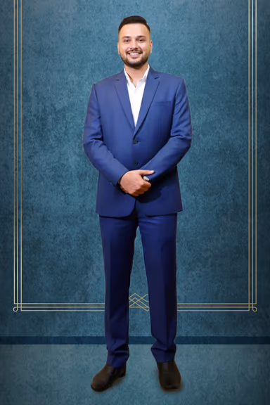 Royal Blue Classic Two-Piece Suit — view 1 of 2