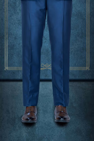 3 Pcs Polyester Viscose In Navy Blue 3Pc Suit — view 5 of 6