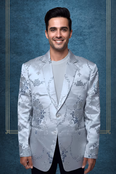 Cocktail sliver blazer — view 2 of 4