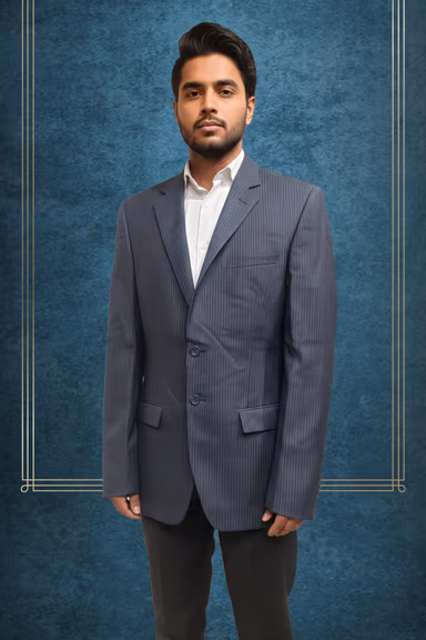 Greyish Black 1 piece blazer — view 2 of 2