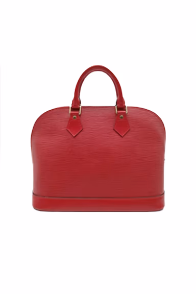 Louis Vuitton Alma Shoulder Bag Medium Blue Leather — view 5 of 7