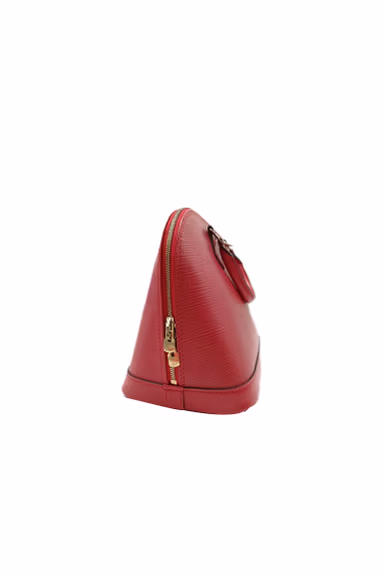 Louis Vuitton Alma Shoulder Bag Medium Blue Leather — view 6 of 7