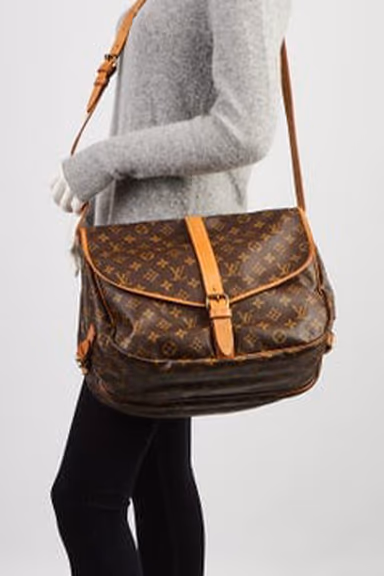 Louis Vuitton Monogram Canvas Samur 35 Brown Crossbody Bag — view 7 of 7
