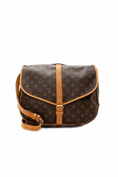 Louis Vuitton Monogram Canvas Samur 35 Brown Crossbody Bag — view 5 of 7