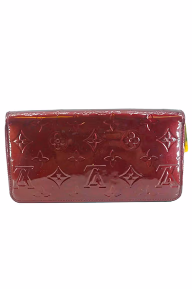 Louis Vuitton Monogram Vernis Zippy Wallet Amarante — view 6 of 9