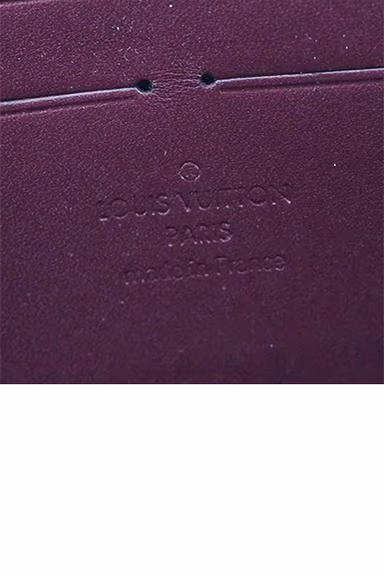 Louis Vuitton Monogram Vernis Zippy Wallet Amarante — view 8 of 9