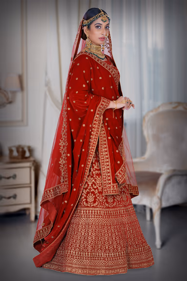 Maroon Lehenga — view 6 of 6