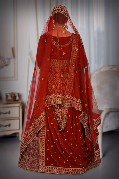 Maroon Lehenga — view 5 of 6