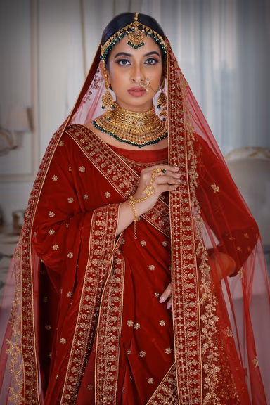 Maroon Lehenga — view 1 of 6