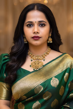 Antique Lakshmi Temple Choker Necklace — view 2 of 2
