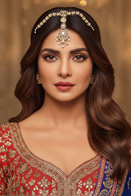 Elegant Kundan Work Jewelry Set Featuring A High Shine Finish And Classic White Stone Detailing — view 2 of 2