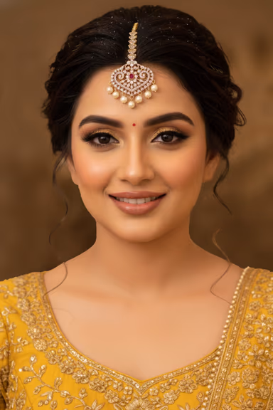 Luxurious Rose Gold Plated Bridal Set Featuring Beautiful Tear Drop Stones — view 2 of 2
