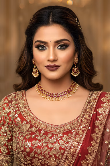 Luxurious Temple Gold Set Offers Divine Detailing And Intricate Patterns Bringing Radiant Warmth To Every… — view 1 of 2