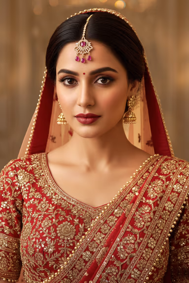 Rich Gold Dori Complements The Cool Rani Pink Gems Creating A Striking Contrast And An Air Of Timeless… — view 1 of 2