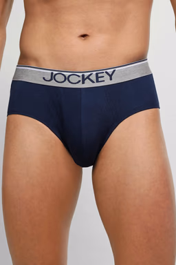 Men's Super Combed Cotton Rib Solid Boxer Brief with Ultra soft Waistband - White — view 1 of 6