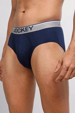 Men's Super Combed Cotton Rib Solid Boxer Brief with Ultra soft Waistband - White — view 6 of 6
