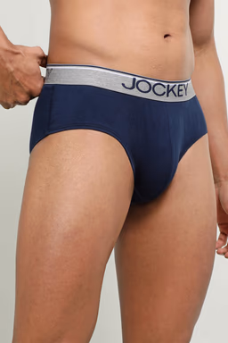Men's Super Combed Cotton Rib Solid Boxer Brief with Ultra soft Waistband - White — view 4 of 6