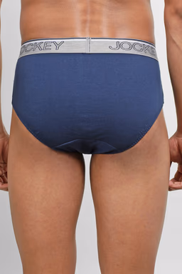Men's Super Combed Cotton Rib Solid Boxer Brief with Ultra soft Waistband - White — view 3 of 6