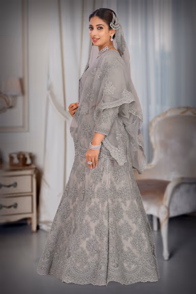 Grey Lehenga — view 6 of 6