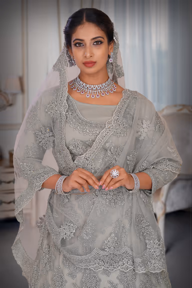 Grey Lehenga — view 1 of 6