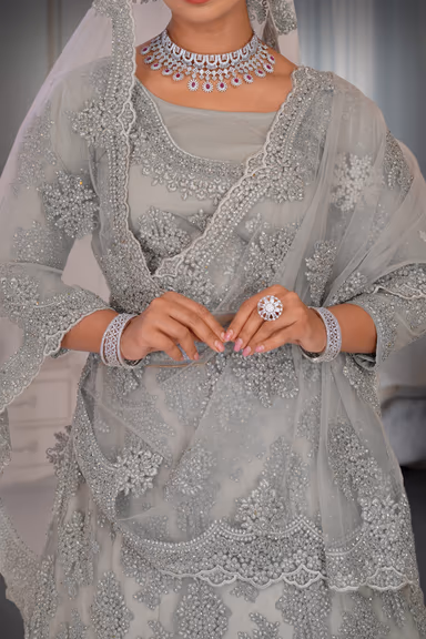 Grey Lehenga — view 4 of 6