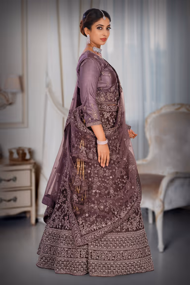 Brownish Purple  Lehenga — view 5 of 5