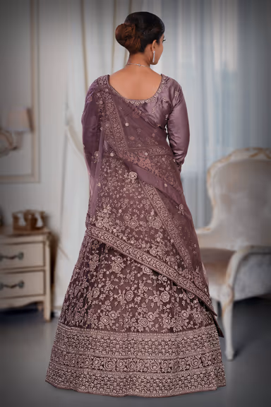 Brownish Purple  Lehenga — view 4 of 5