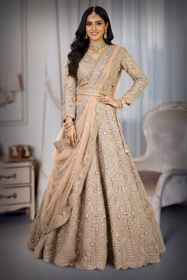 Carmel embrodary lehenga — view 2 of 4