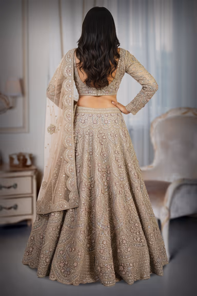 Carmel embrodary lehenga — view 4 of 4