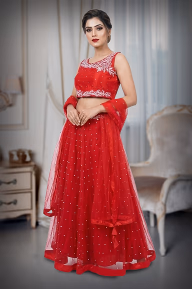 Cherry red in contempary — view 3 of 4