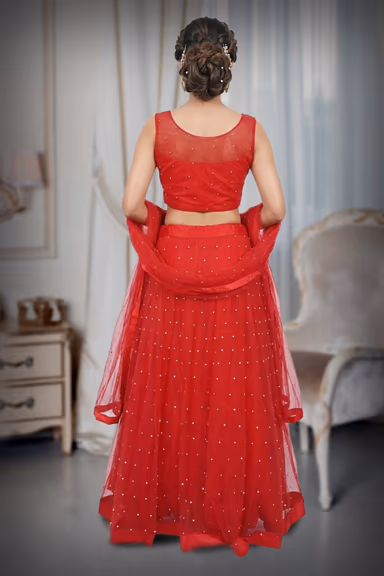 Cherry red in contempary — view 4 of 4