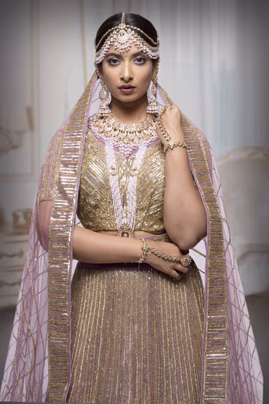 Lavender Designer Lehenga — view 1 of 6