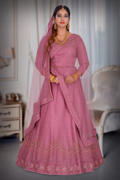 Pink Purple Lehenga — view 2 of 6