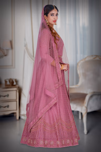 Pink Purple Lehenga — view 6 of 6